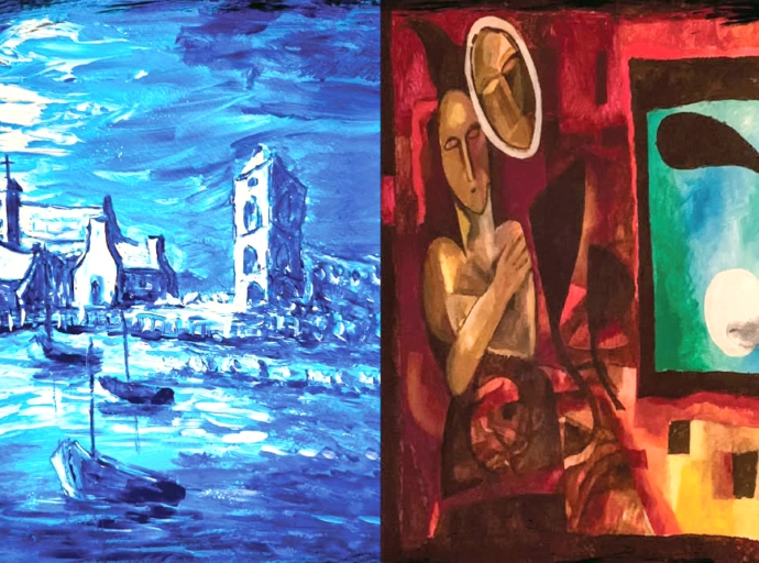 Dialuna ta cuminza cu exposicion Lamatera y Tintamarre