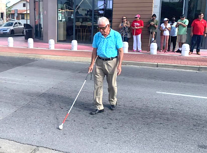 Dia Mundial di Garoti Blanco cu strepi cora  ta wordo conmemora awe 15 di October