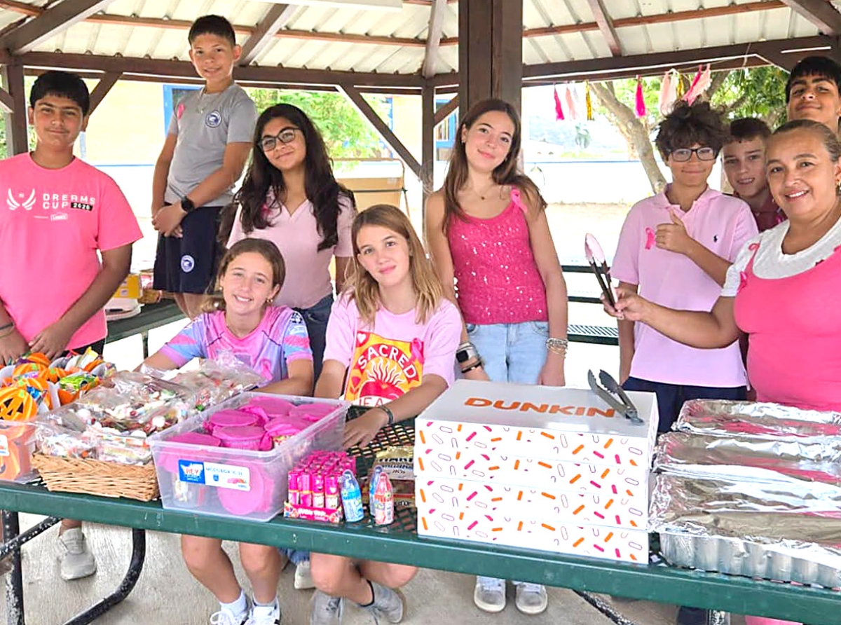 Studiantenan di International School a organiza un Bake Sale pa yuda Fundacion ABO