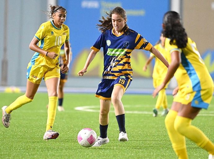 Seleccion Girls U15 di Aruba a gana di team Formas Intimas di Colombia