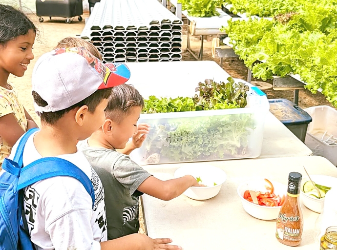 Santa Rosa observando Dia Mundial di Alimentacion