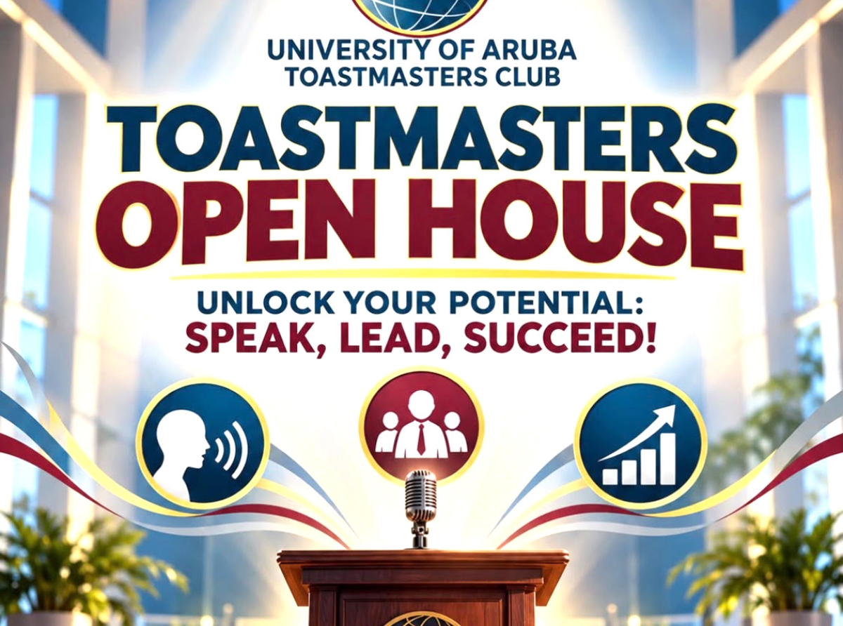 University of Aruba Toastmasters Club ta celebra nan Toastmasters Day