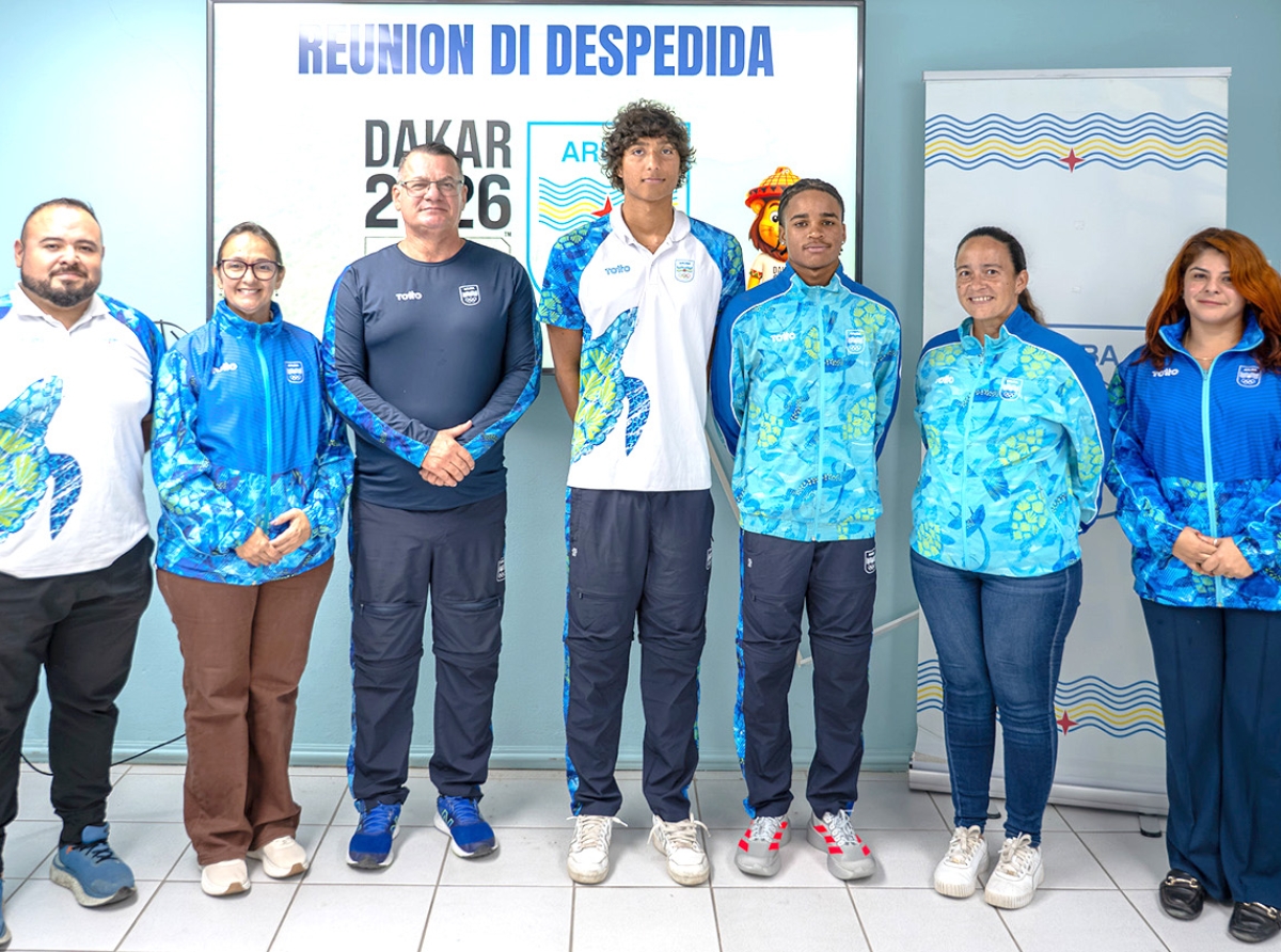 Aruba su delegacion ta cla pa Youth Olympic Games Dakar 2026