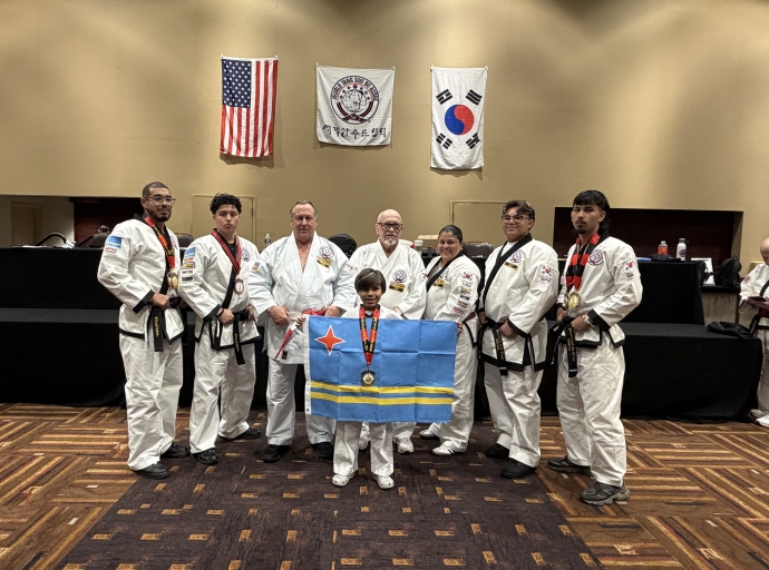 Tang Soo Do Aruba ta logra 8 medaya na Region 8 Fall Competition na Pennsylvania