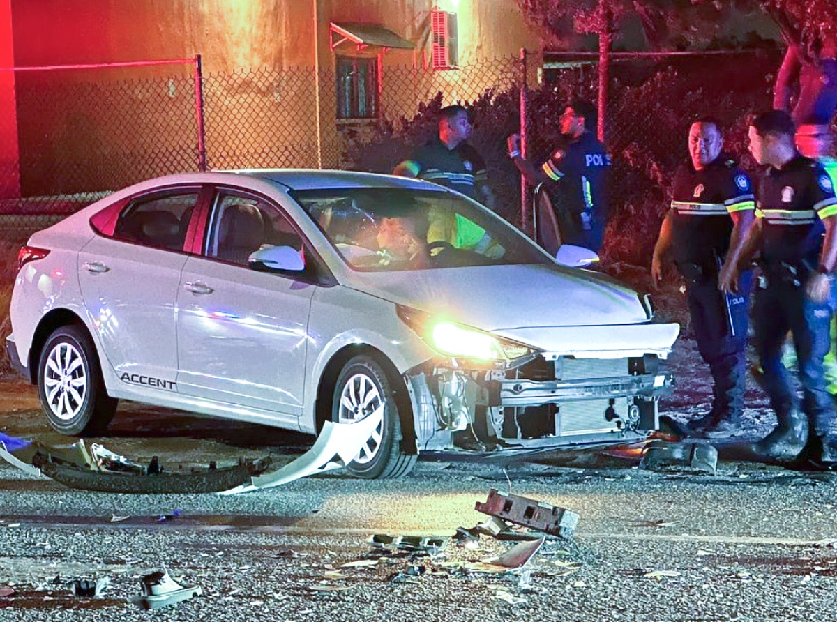 Accident semi-frontal riba Santa Helenastraat