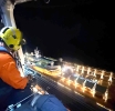 Helicopter a bula distancia basta leu pa evacua un pasahero di crusero