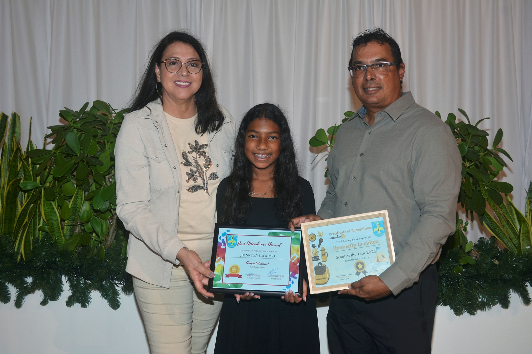 Gruponan Scout a tene nan Cena di Pasco y Award Ceremony 2025